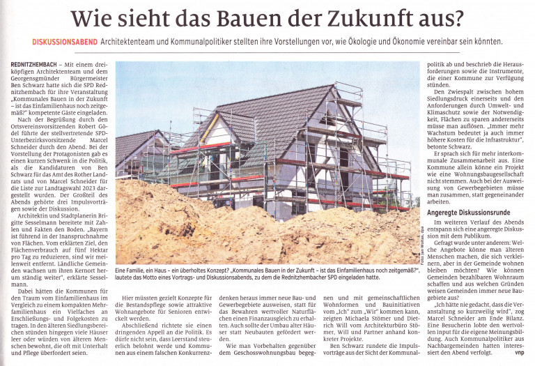 Artikel im Schwabacher Tagblatt 14.10.2022